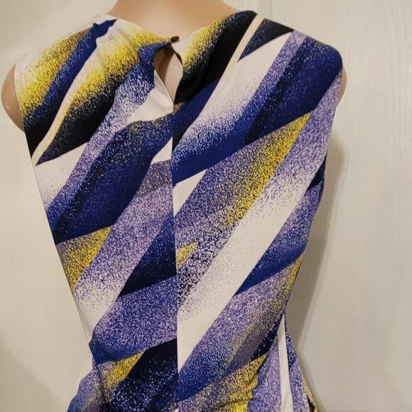 BRAND NEW YELLOW & PURPLE CALVIN KLEIN TOP - Picture 11 of 15